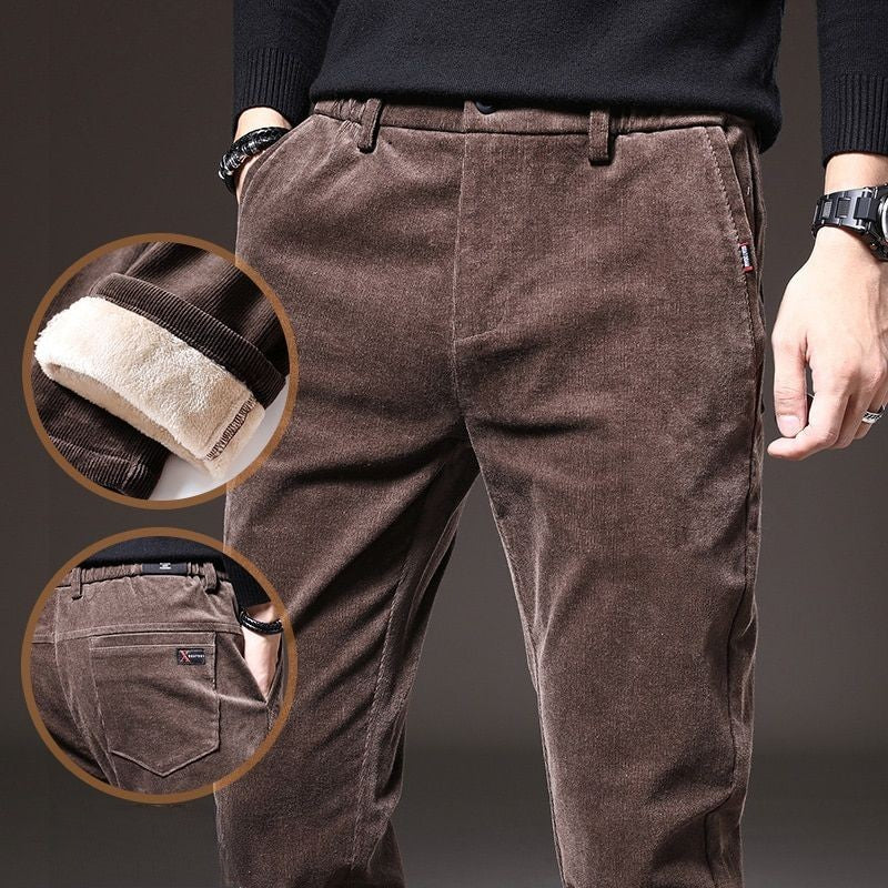 (PAGUE 1 LEVE 2) Calça Masculina Térmica de Veludo e Lã - Conforto e Estilo no Inverno - Image 5