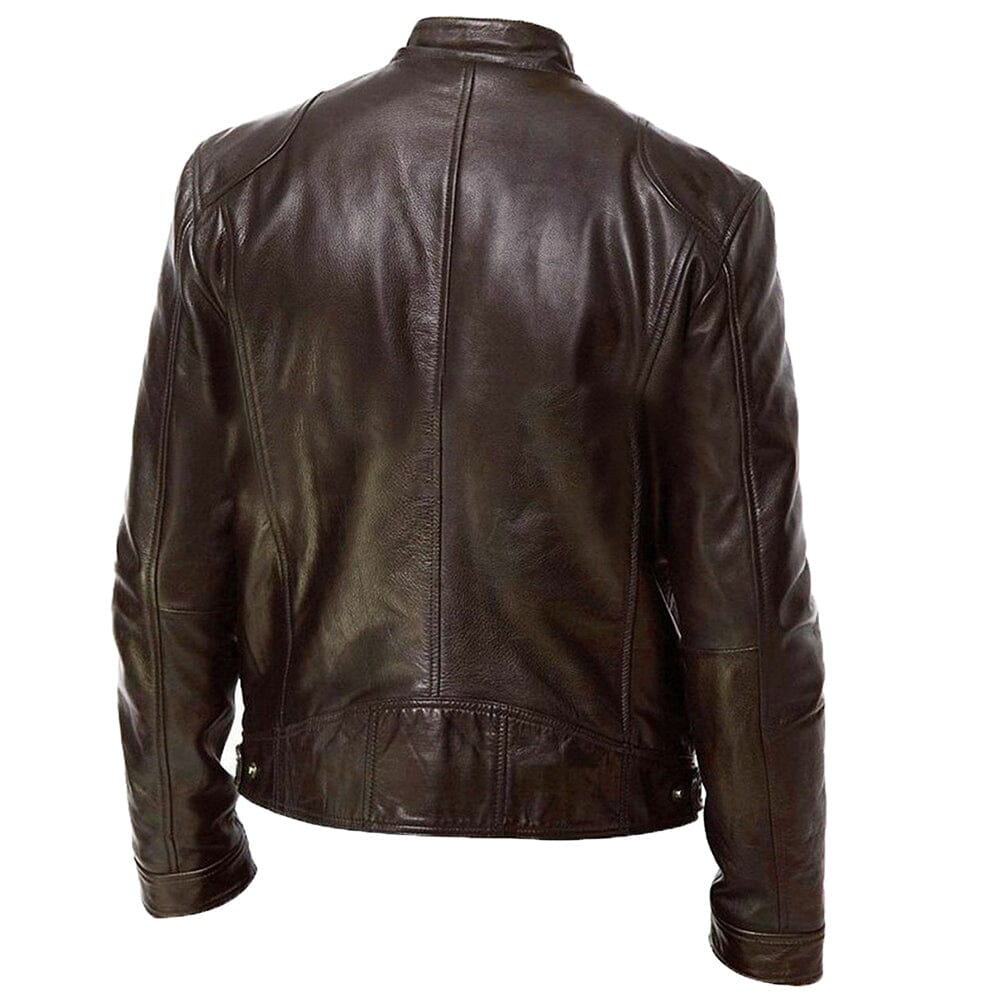 (PAGUE 1 LEVE 2) Jaqueta de Couro Masculina Racer + BRINDE - Image 2