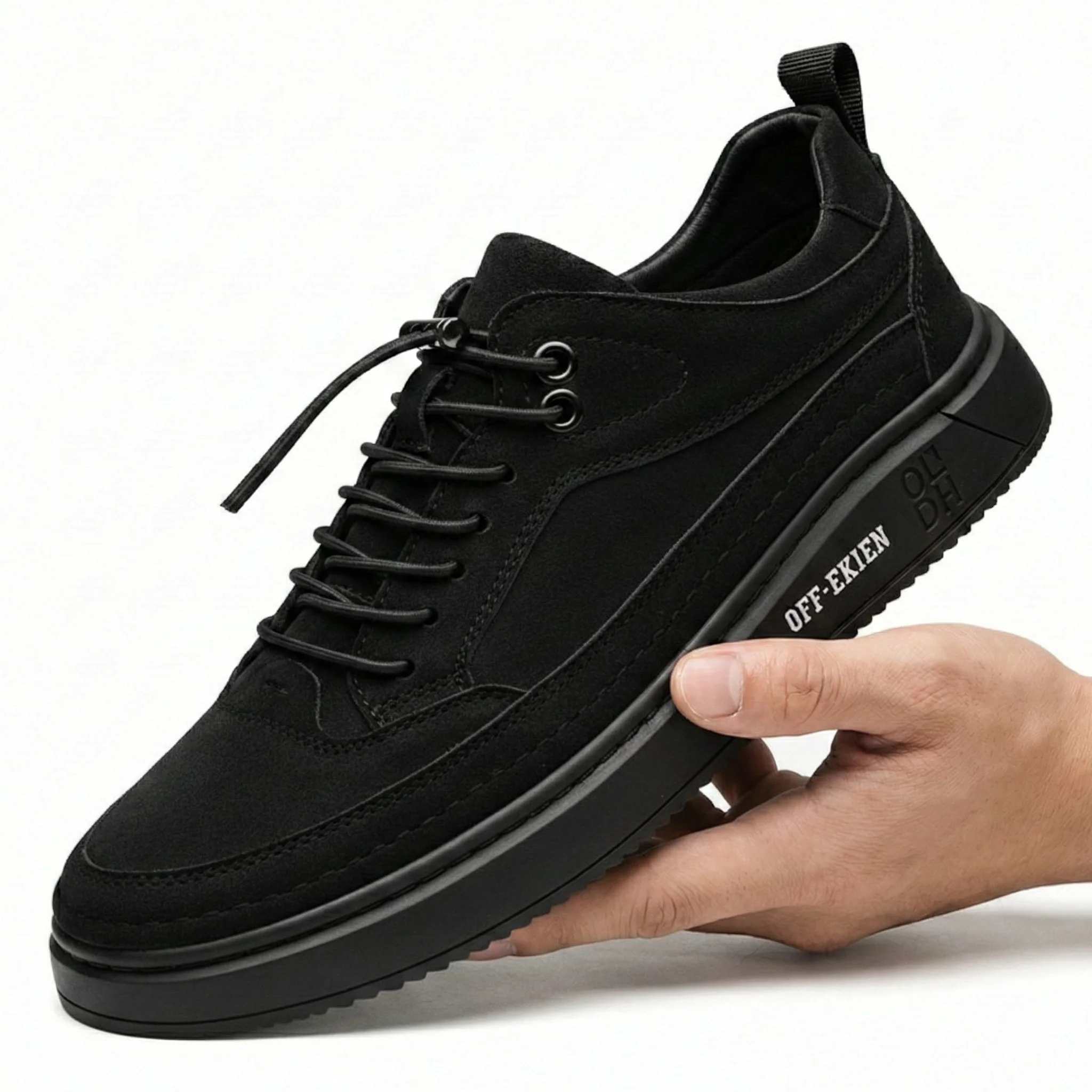 (PAGUE 1 LEVE 2 - PROMOÇÃO EXCLUSIVA) Sapatênis Masculino Em Couro Premium Off-Ekien + (BRINDE) - Image 3