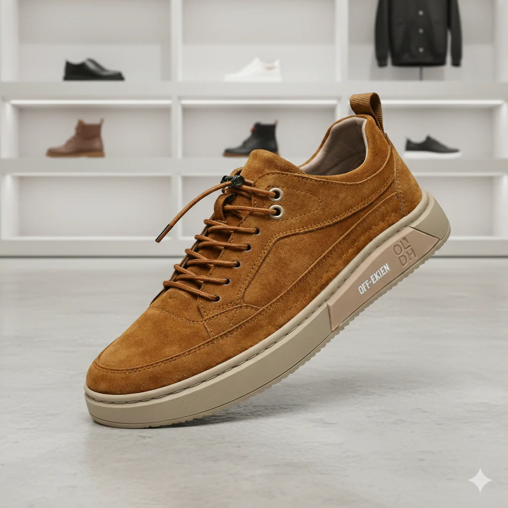 (PAGUE 1 LEVE 2 - PROMOÇÃO EXCLUSIVA) Sapatênis Masculino Em Couro Premium Off-Ekien + (BRINDE) - Image 6