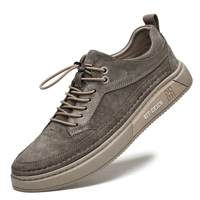 (PAGUE 1 LEVE 2 - PROMOÇÃO EXCLUSIVA) Sapatênis Masculino Em Couro Premium Off-Ekien + BRINDE - Image 5