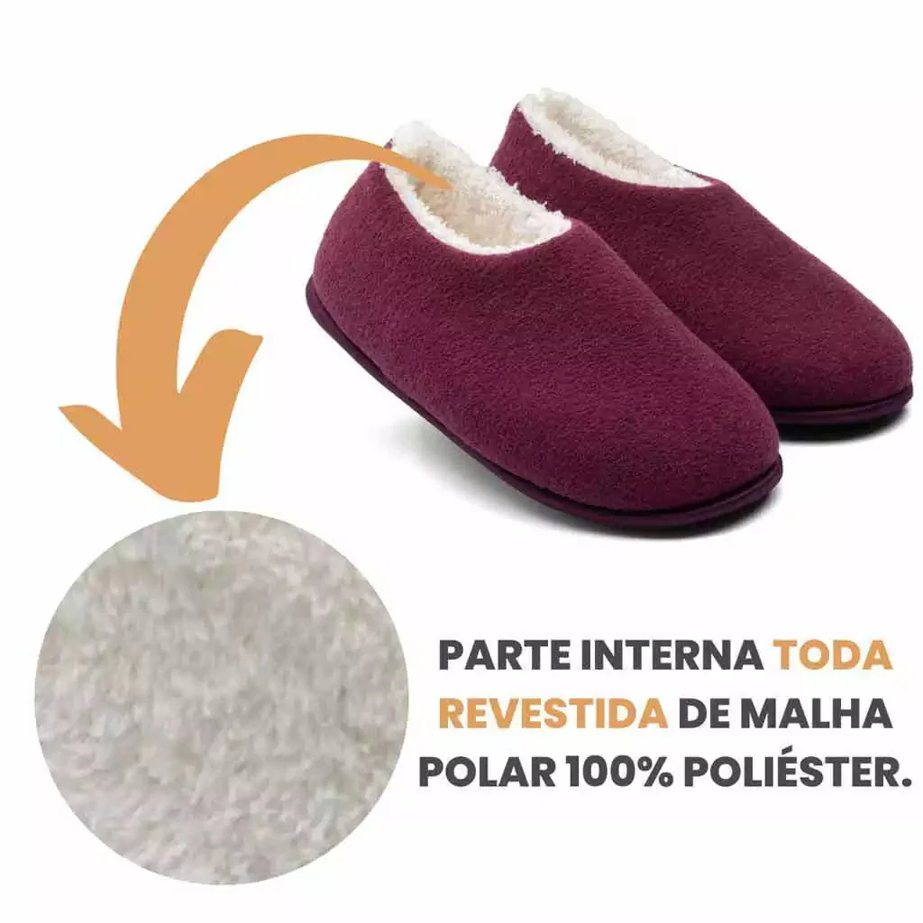 (PROMOÇÃO EXCLUSIVA) Pantufa Ortopédica Peluciada Feminina + (BRINDE) - Image 3