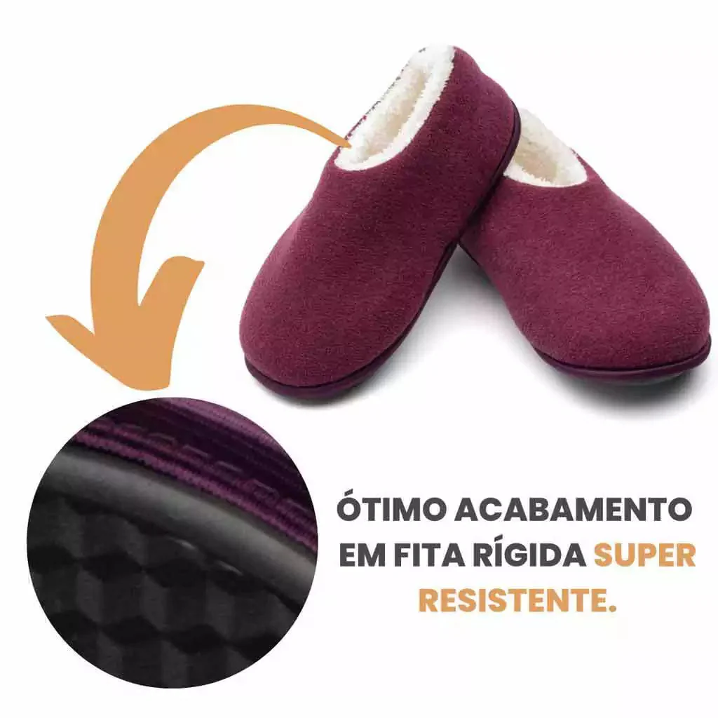 (PROMOÇÃO EXCLUSIVA) Pantufa Ortopédica Peluciada Feminina + (BRINDE) - Image 4