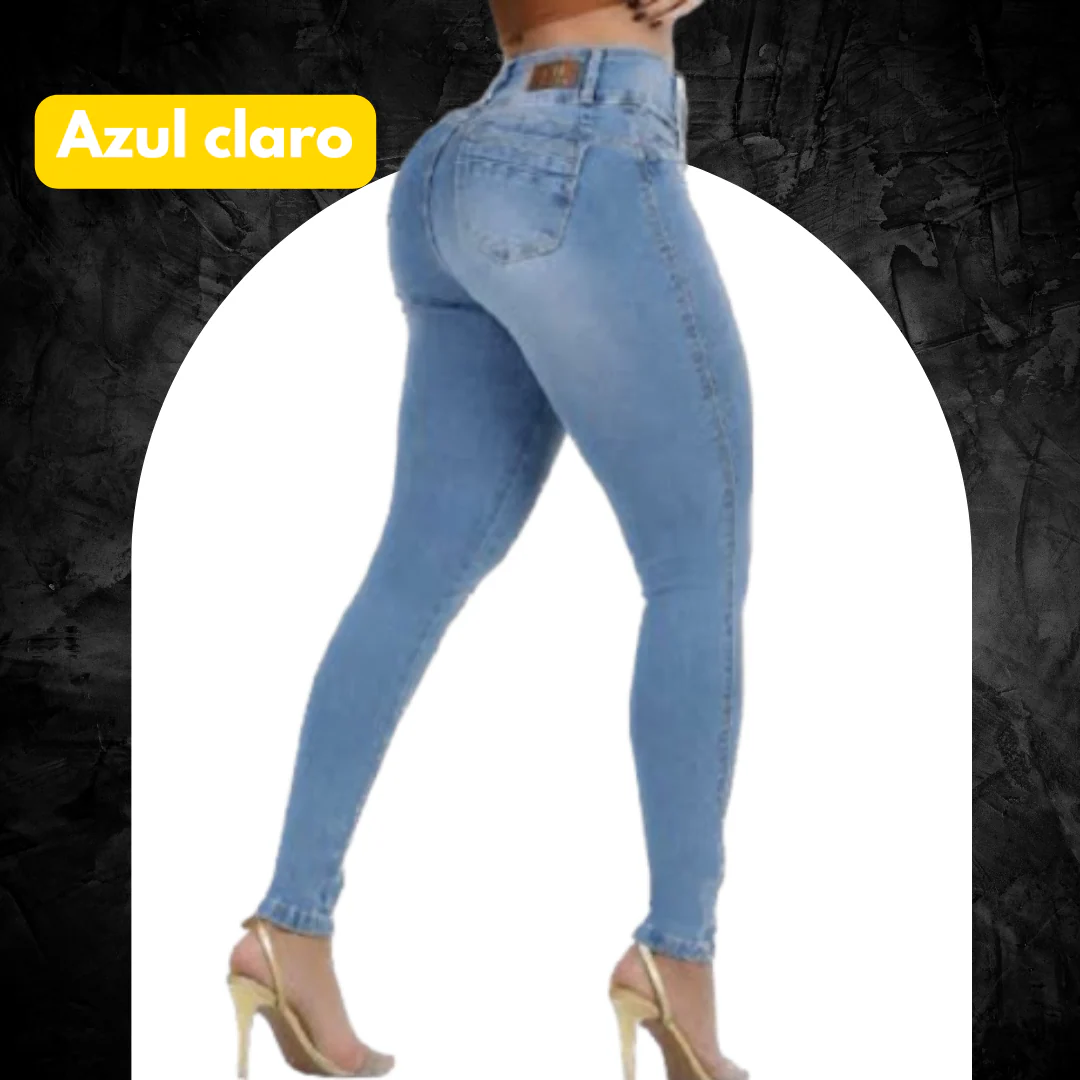 [PREÇO DIRETO DA FÁBRICA] Kit 6 Calças Jeans Modeladoras + Cinto Fivela Argola Dupla de Brinde APENAS HOJE - Image 2
