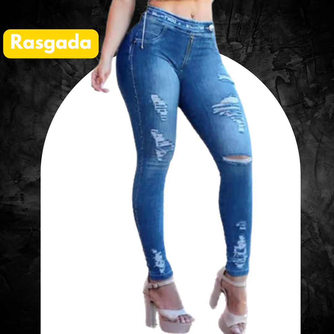 [PREÇO DIRETO DA FÁBRICA] Kit 6 Calças Jeans Modeladoras + Cinto Fivela Argola Dupla de Brinde APENAS HOJE - Image 4