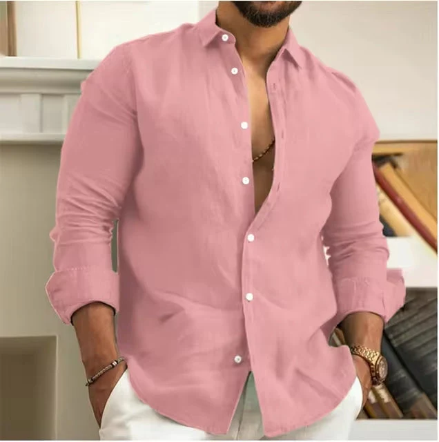 (PAGUE 1 LEVE 2) Camisa de Linho Premium Masculina + (BRINDE) - Image 7