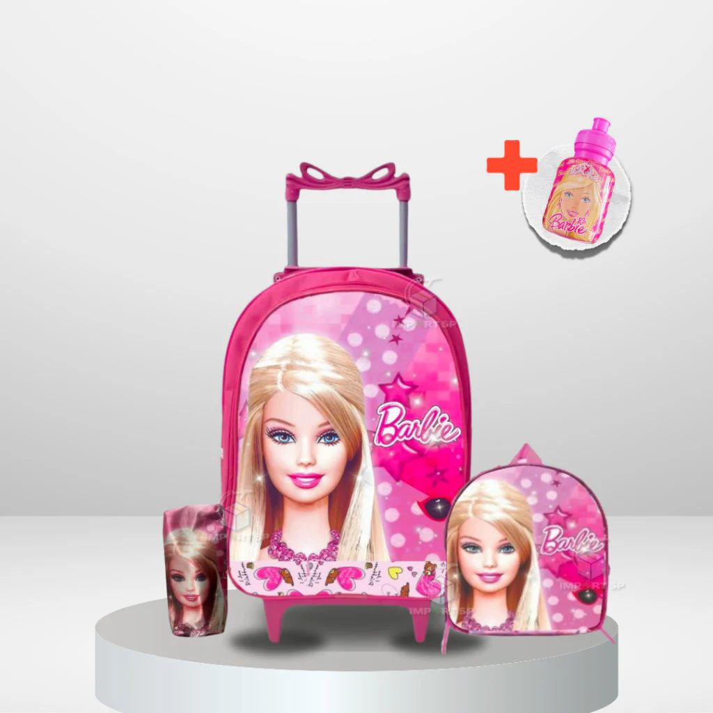 (PROMOÇÃO VOLTA ÀS AULAS) Kit Mochila Escolar Rodinha + Lancheira + Estojo + (BRINDE) - Image 2